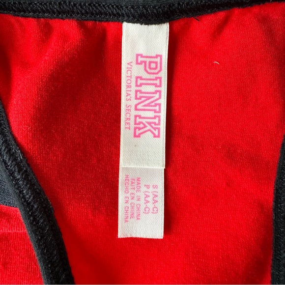 Victoria’s Secret PINK Nation- Red Crop Top- Sz. S - Picture 4 of 5